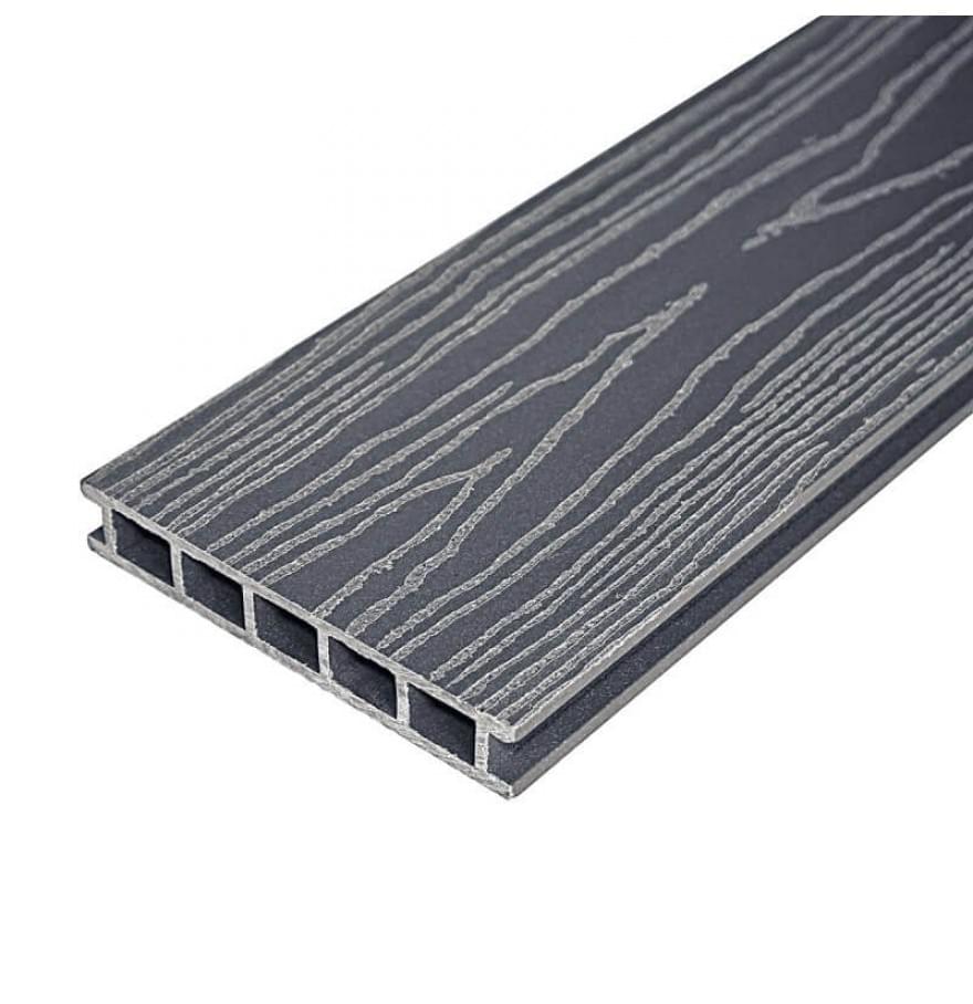 Террасная Доска ДПК Faynag Legno BAGNATO Графит 3 пог.м.